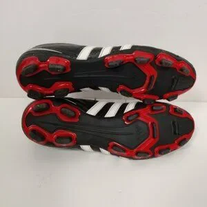 Adidas Black and White Soccer Cleats Men\'s 7.5 Athletic Sports Activewear 0061026187703-  main image 4
